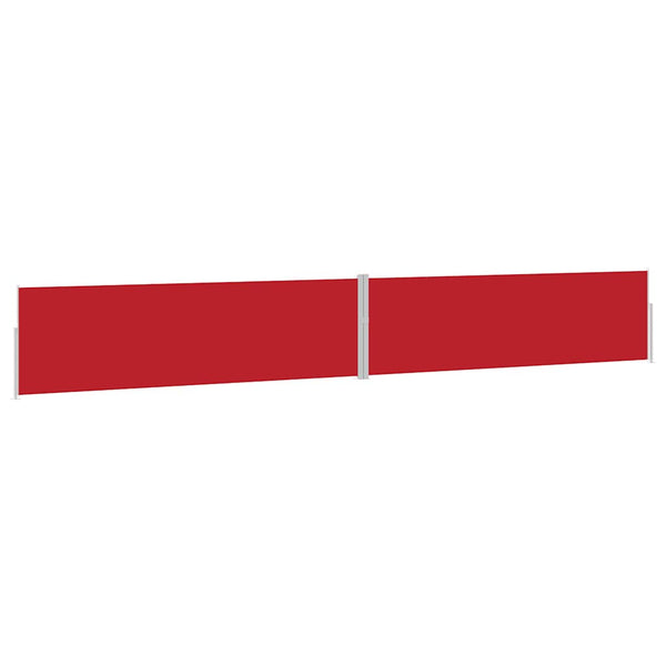 vidaXL Retractable Side Awning 170x1200 cm Red