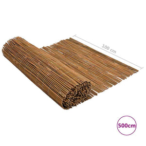 vidaXL Bamboo Fence 500x100 cm