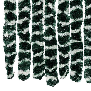 vidaXL Insect Screen Curtain Green and White 56x185 cm Chenille