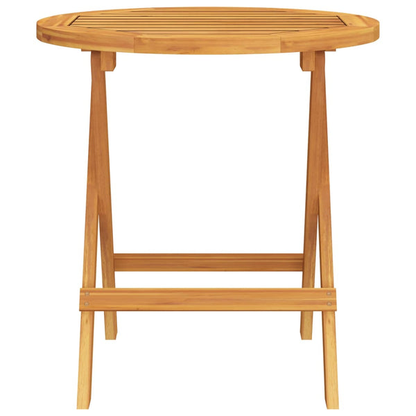 vidaXL Bistro Table Ø46x47 cm Solid Acacia Wood