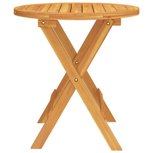 vidaXL Bistro Table Ø46x47 cm Solid Acacia Wood