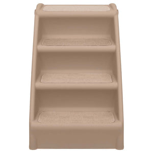 vidaXL Folding Dog Stairs Brown 62x40x49.5 cm
