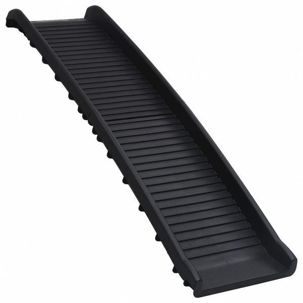 vidaXL Foldable Dog Ramp Black 155.5x40x15.5 cm