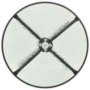 vidaXL Bistro Table Anthracite Ø80x71 cm Steel