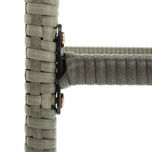 vidaXL Bar Stools with Cushions 4 pcs Grey Poly Rattan