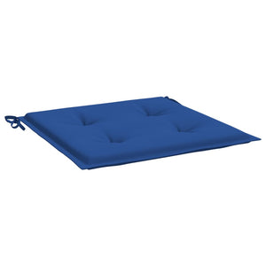 vidaXL Garden Chair Cushions 4 pcs Royal Blue 50x50x4 cm Oxford Fabric