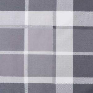 vidaXL Garden Bench Cushion Grey Checkered 120x50x4 cm Oxford Fabric