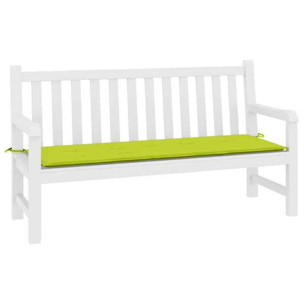 vidaXL Garden Bench Cushion Light Green 200x50x4 cm Oxford Fabric