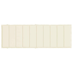 vidaXL Sun Lounger Cushion Cream 186x58x4 cm Oxford Fabric