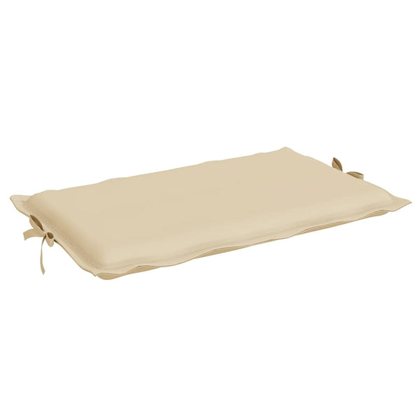 vidaXL Sun Lounger Cushion Beige 186x58x4 cm Oxford Fabric