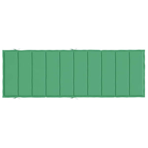 vidaXL Sun Lounger Cushion Green 186x58x4 cm Oxford Fabric