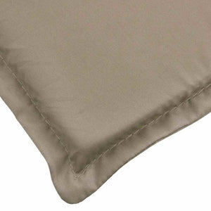 vidaXL Lounger Cushion Taupe (75+105)x50x4 cm