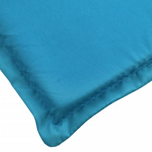 vidaXL Sun Lounger Cushion Blue 200x50x3 cm Oxford Fabric