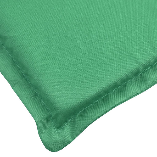 vidaXL Sun Lounger Cushion Green 200x50x3 cm Oxford Fabric