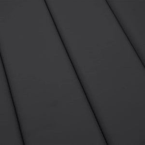 vidaXL Sun Lounger Cushion Black 200x50x3 cm Oxford Fabric