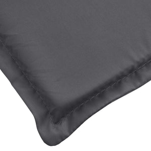vidaXL Sun Lounger Cushion Anthracite 200x60x3 cm Oxford Fabric