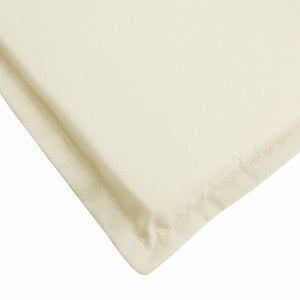 vidaXL Sun Lounger Cushion Cream 200x60x3 cm Oxford Fabric