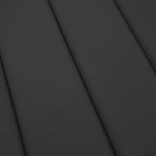 Sonnenliegen-Auflage Schwarz 200x70x3 cm Oxford-Gewebe