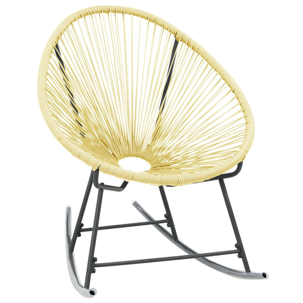 vidaXL Acapulco Garden Chair Poly Rattan Beige