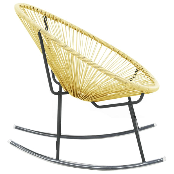 vidaXL Acapulco Garden Chair Poly Rattan Beige
