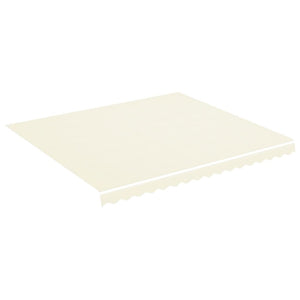 vidaXL Awning Fabric Cream 4x3.5 m