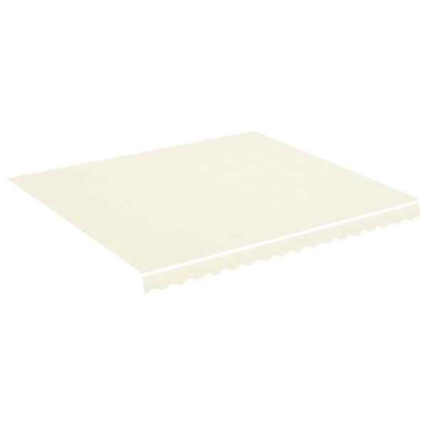vidaXL Awning Fabric Cream 4x3.5 m