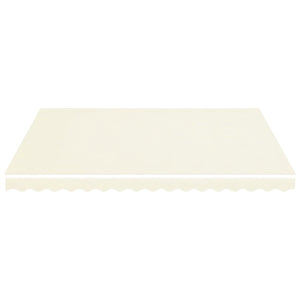 vidaXL Awning Fabric Cream 4x3.5 m
