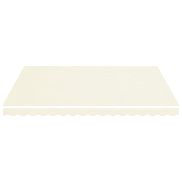 vidaXL Awning Fabric Cream 4x3.5 m
