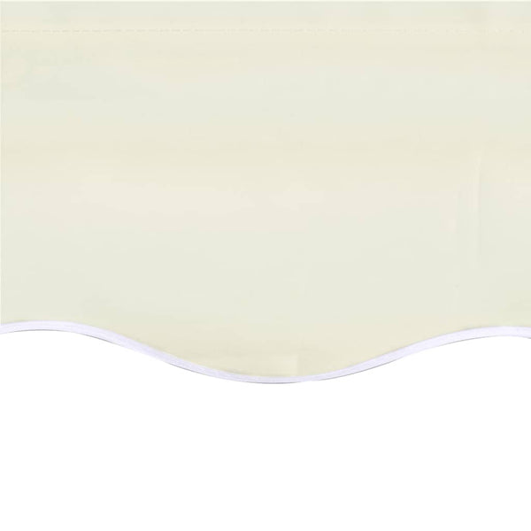 vidaXL Awning Fabric Cream 4x3.5 m