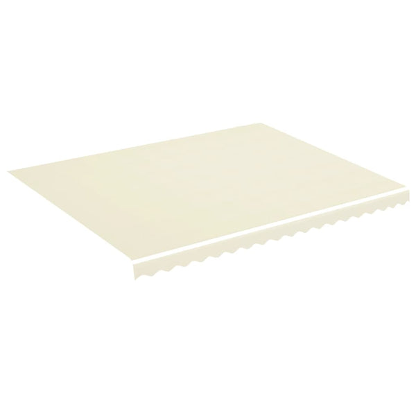 vidaXL Awning Fabric Cream 4.5x3.5 m