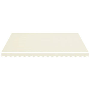vidaXL Awning Fabric Cream 4.5x3.5 m