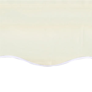 vidaXL Awning Fabric Cream 4.5x3.5 m