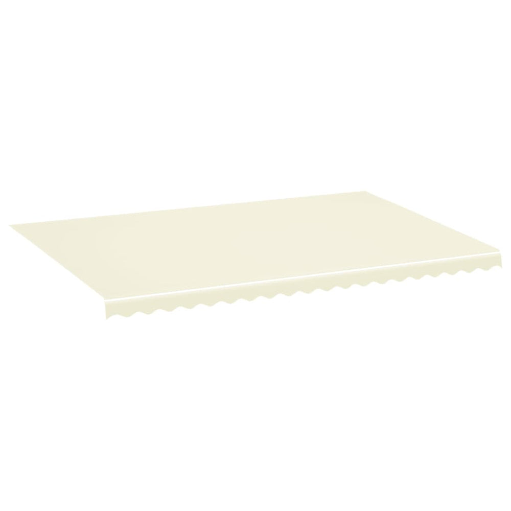 vidaXL Awning Fabric Cream 5x3.5 m