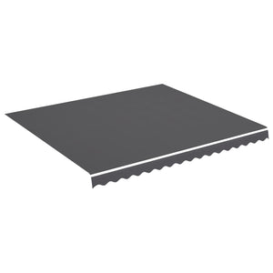 vidaXL Awning Fabric Anthracite 4x3.5 m