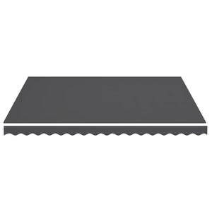 vidaXL Awning Fabric Anthracite 4x3.5 m