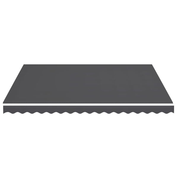 vidaXL Awning Fabric Anthracite 4x3.5 m