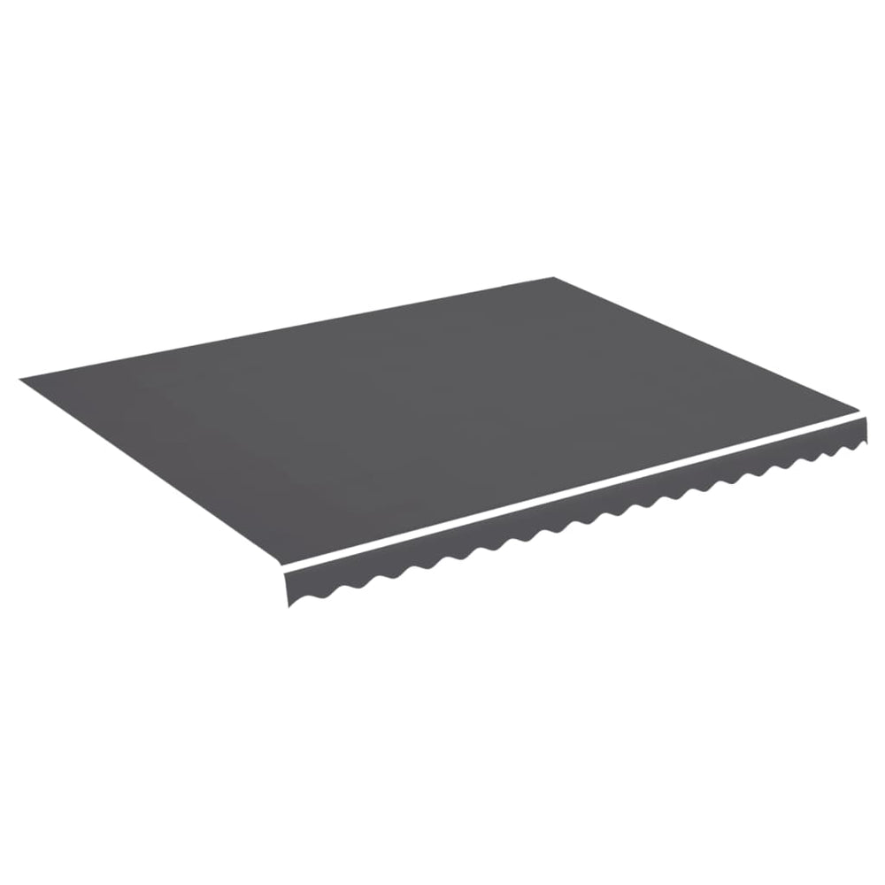 vidaXL Awning Fabric Anthracite 4.5x3.5 m