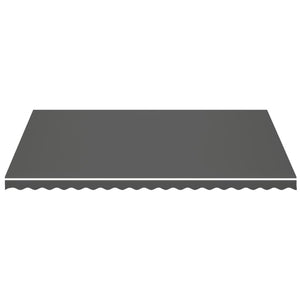 vidaXL Awning Fabric Anthracite 5x3.5 m