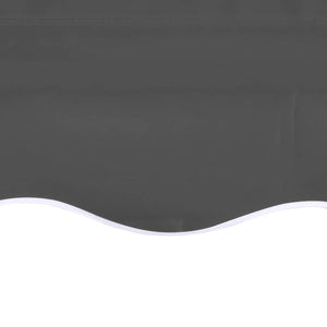 vidaXL Awning Fabric Anthracite 5x3.5 m