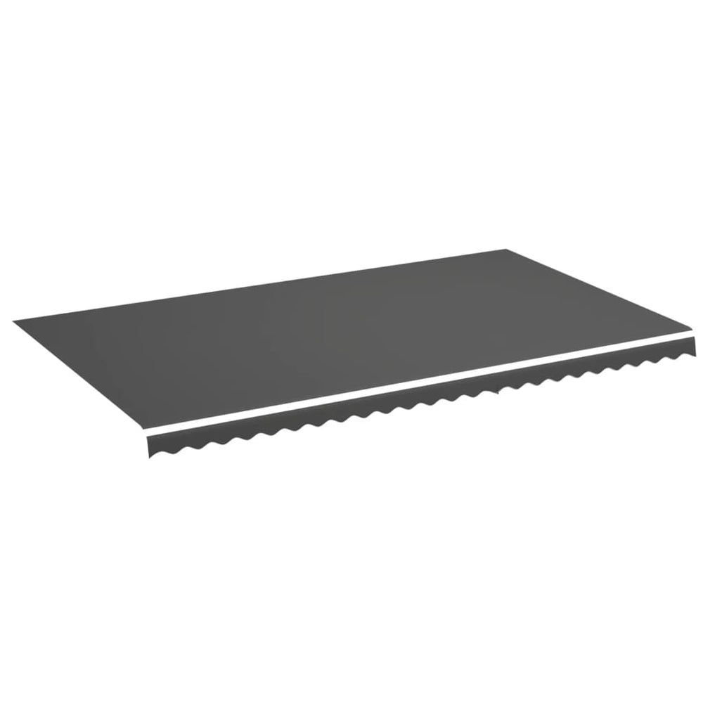 vidaXL Awning Fabric Anthracite 6x3.5 m