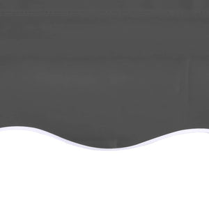 vidaXL Awning Fabric Anthracite 6x3.5 m