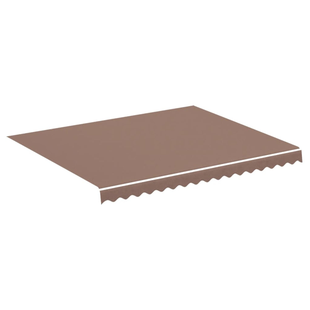 vidaXL Awning Fabric Brown 3x2.5 m