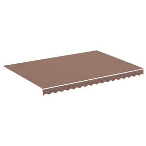 vidaXL Awning Fabric Brown 3.5x2.5 m