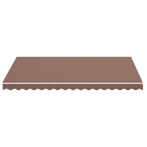 vidaXL Awning Fabric Brown 3.5x2.5 m