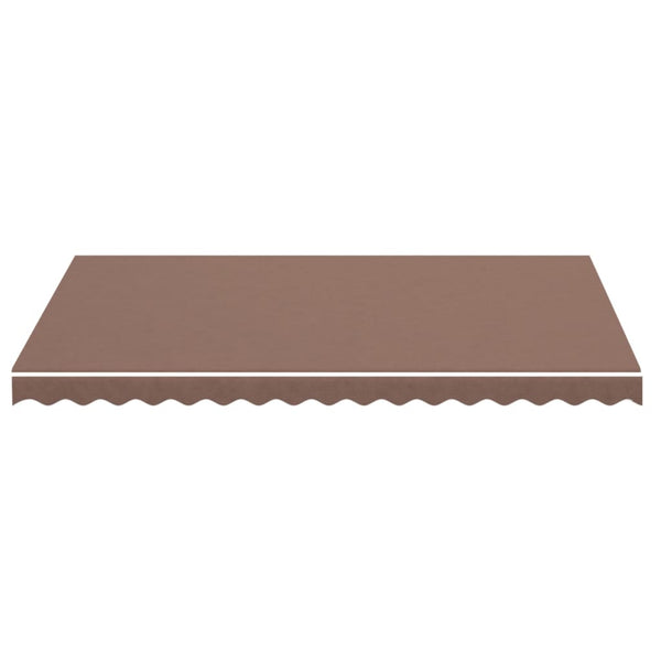 vidaXL Awning Fabric Brown 3.5x2.5 m