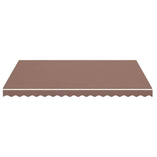 vidaXL Awning Fabric Brown 4x3 m