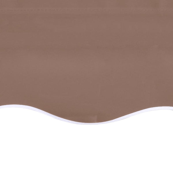 vidaXL Awning Fabric Brown 4x3 m