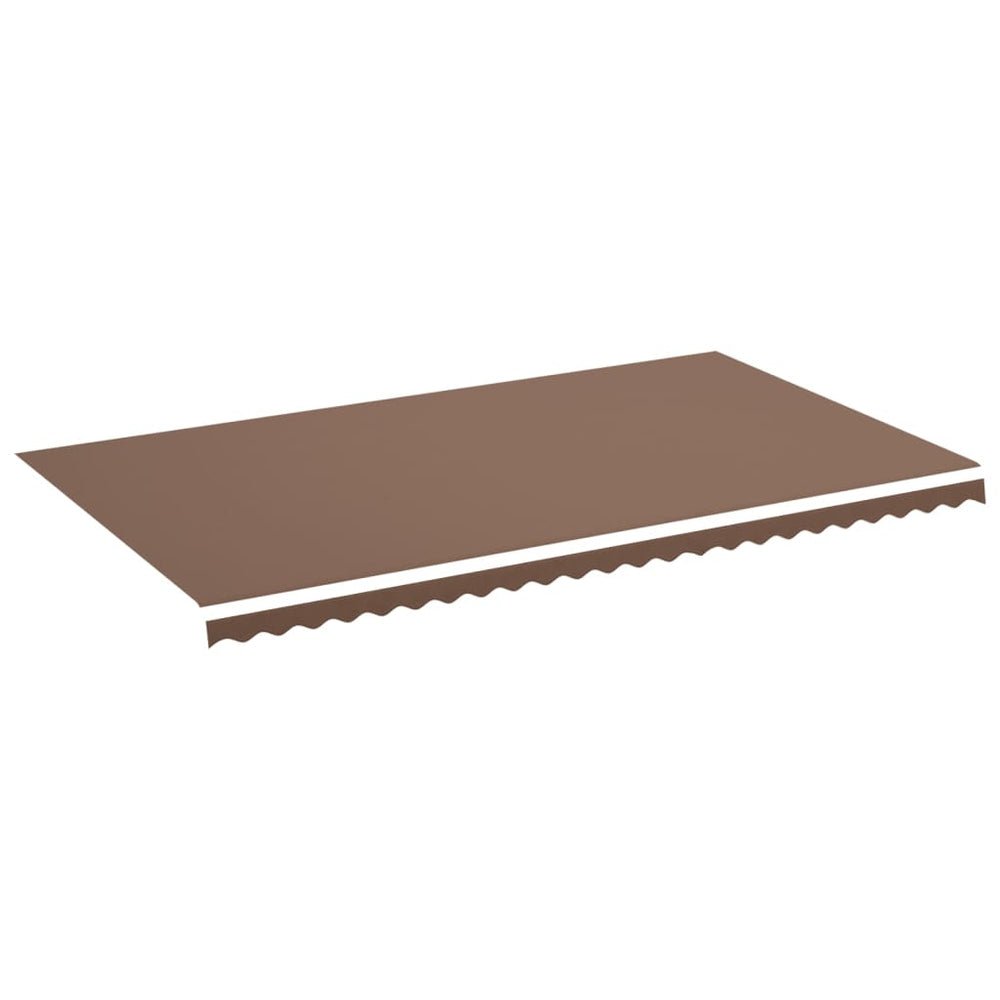 vidaXL Awning Fabric Brown 6x3.5 m
