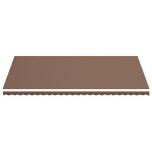 vidaXL Awning Fabric Brown 6x3.5 m