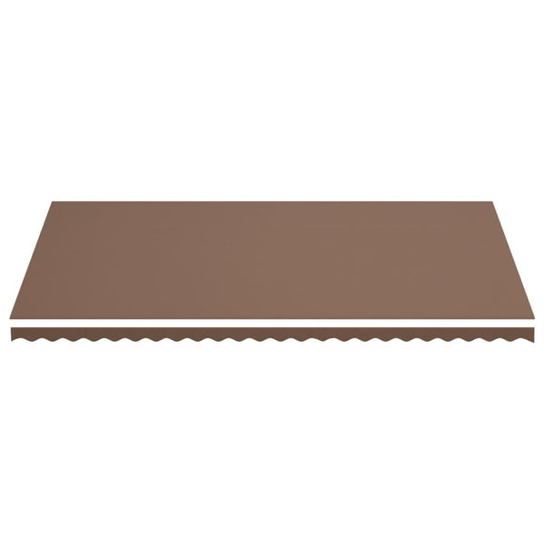 vidaXL Awning Fabric Brown 6x3.5 m